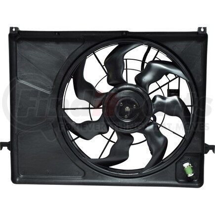 UNIVERSAL AIR CONDITIONER (UAC) FA50485C Engine Cooling Fan Assembly -- Radiator Fan