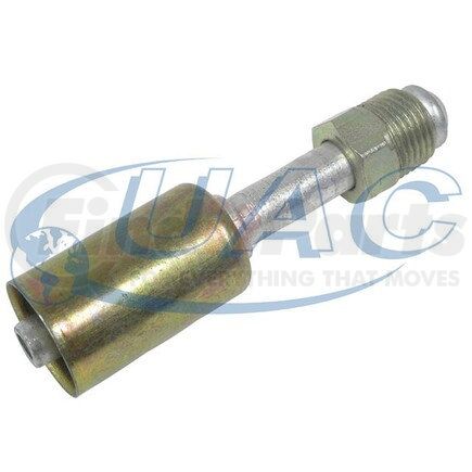 Universal Air Conditioner (UAC) FT0062C A/C Refrigerant Hose Fitting -- Aluminum Straight Male Flare Beadlock Fitting