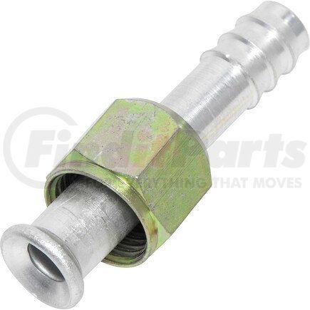 Universal Air Conditioner (UAC) FT1103C A/C Refrigerant Hose Fitting -- Aluminum Straight Female Flare Barb Fitting