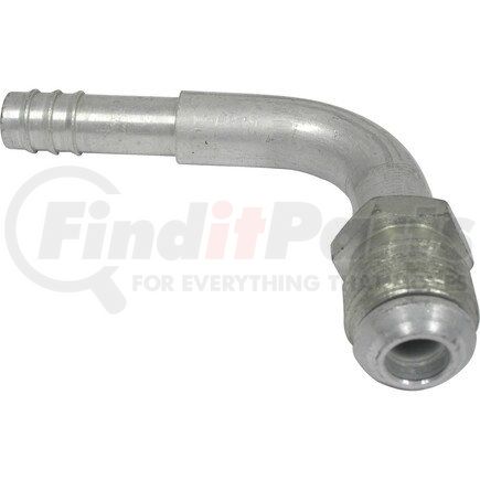 Universal Air Conditioner (UAC) FT1223C A/C Refrigerant Hose Fitting -- Aluminum 90º Male Flare Barb Fitting