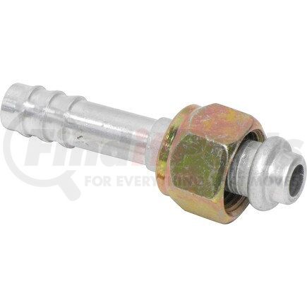 Universal Air Conditioner (UAC) FT1302C A/C Refrigerant Hose Fitting -- Aluminum Straight Female Oring Barb Fitting
