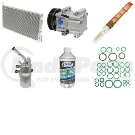 Universal Air Conditioner (UAC) KT4833A A/C Compressor and Condenser Kit - CO101530C/CN4938PFXC, with Expansion Valves