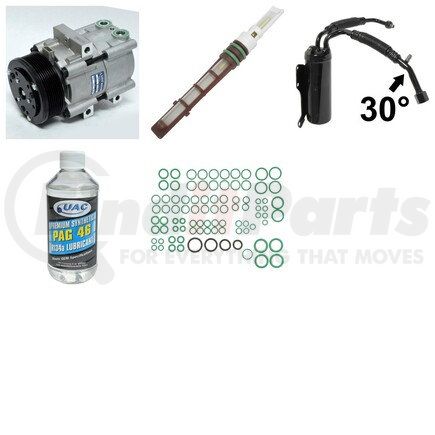 Universal Air Conditioner (UAC) KT1555 A/C Compressor Kit -- Compressor Replacement Kit