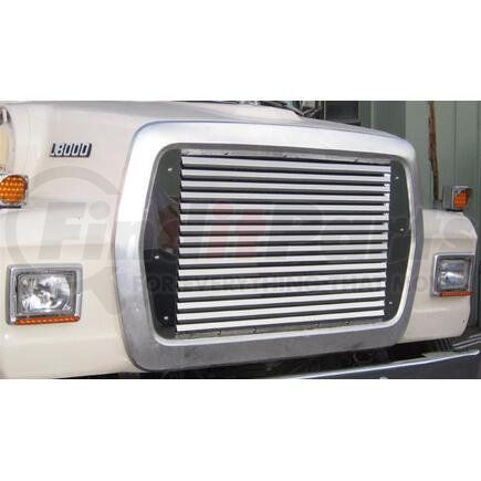 Aranda F-9004 FORD STAINLESS LOUVERED GRILLE, WILL NOT FIT LTL OR LTL-A MODELS   *****THIS IS THE INSERT ONLY, THIS DOES NOT INCLUDE THE GRILLE SURROUND*****