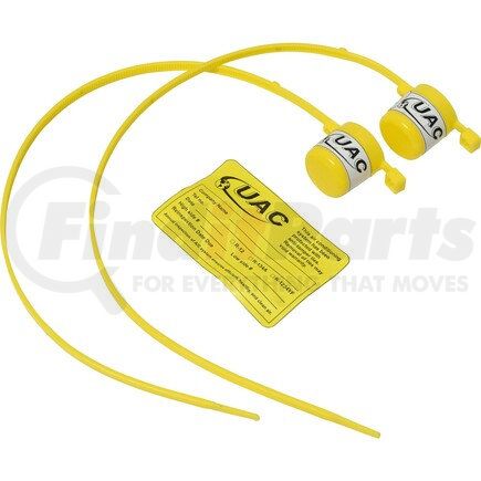 Universal Air Conditioner (UAC) TO1727-50C A/C Repair Tool -- R134a Tamper Cap and Labels