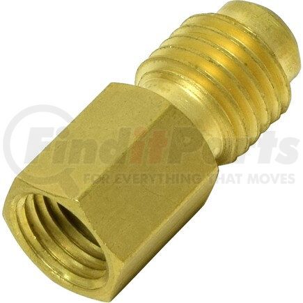 Universal Air Conditioner (UAC) TO2634C A/C Service Valve Fitting -- Brass Straight Screw-on Service Port Fitting