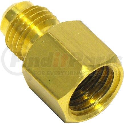 Universal Air Conditioner (UAC) TO2635C A/C Repair Tool -- Brass Straight Screw-on Adapter