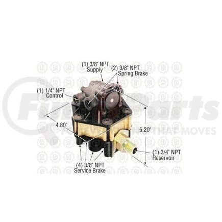 PAI EM40750 Full Function Trailer Valve