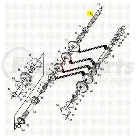 PAI GMS-6422 SHAFT