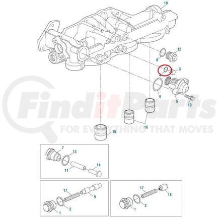 PAI 842051 Washer - 0.393in, 10mm, ID x 0.531in, 13.50mm, OD x 0.032in, 1mm Thick, Copper