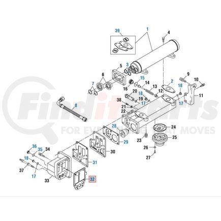 PAI 131470 Engine Oil Cooler Support Gasket - Cummins N14 Application