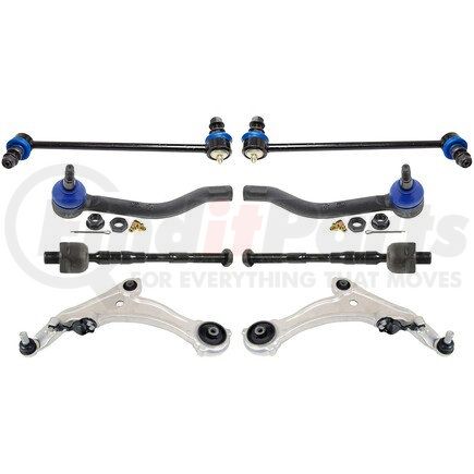 Mevotech MKIT10024 Suspension Kit - Front, 8-Piece Front End Supreme Steering and Suspension