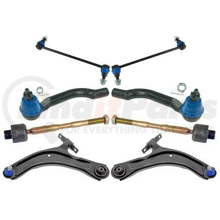 Mevotech MKIT10044 Suspension Kit - Front, 8-Piece Front End Supreme Steering and Suspension