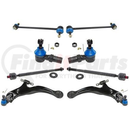 Mevotech MKIT10119 Suspension Kit - Front, 8-Piece Front End Supreme Steering and Suspension