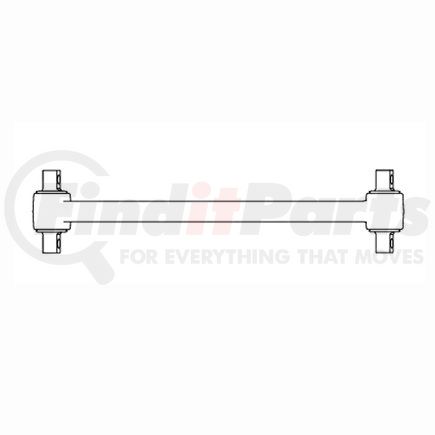 Hendrickson 48411-001 Axle Torque Rod - Assembly, Shim Type Adjustable, 15.83 Inch, Front