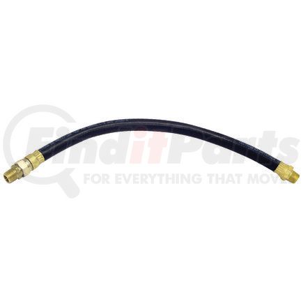 Tectran 18A36 Air Brake Hose Assembly - 1/2 in. Hose I.D, 3/8 in. Fixed x 3/8 in. Swivel