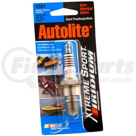 Autolite XS61DP Xtreme Sport Iridium Powersports Spark Plug - Display Pack