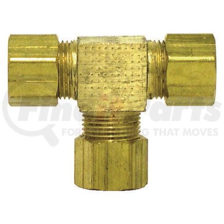 Tectran 64-5 Compression Fitting - Brass, 5/16 inches Tube Size, Union Tee
