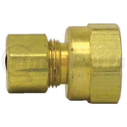 Tectran 66-3A Compression Fitting - Brass, 3/16 in. Tube, 1/8 in. Thread, Female Connector