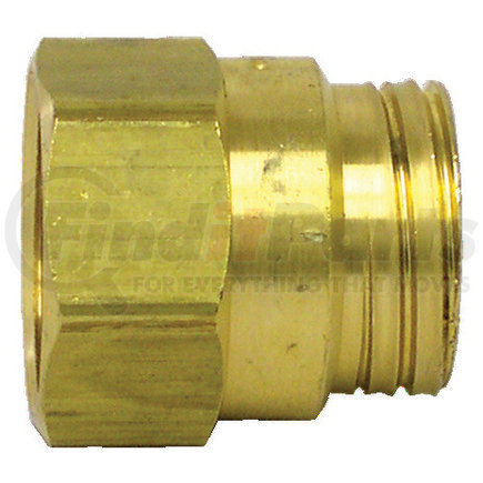 Tectran 1023 Air Brake Air Line Nut - Brass, 3/8 in. I.D Hose, for use with Spring - D.O.T