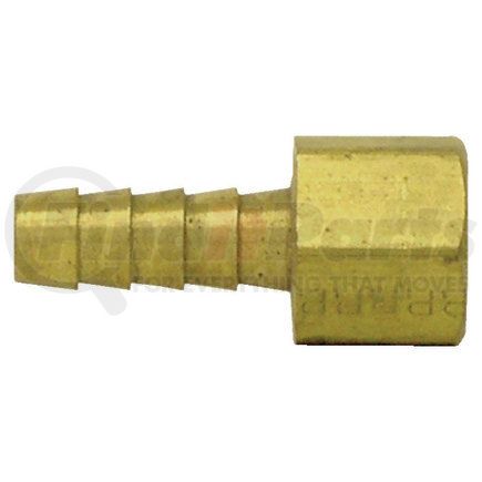 Tectran 126-4B Air Tool Hose Barb - Brass, 1/4 in. I.D, 1/4 in. Thread, Barb to Female Pipe