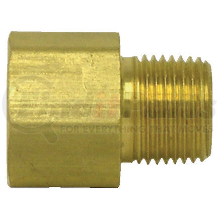 Tectran 120-AA Air Brake Governor Adapter - Brass, 1/8 in. Female Pipe, 1/8 in. Male Thread