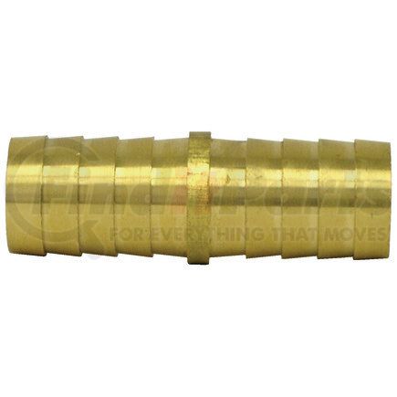Tectran 129R-6 Air Brake Pipe Coupling - Brass, 3/8 inches Hose I.D, Round Shoulder