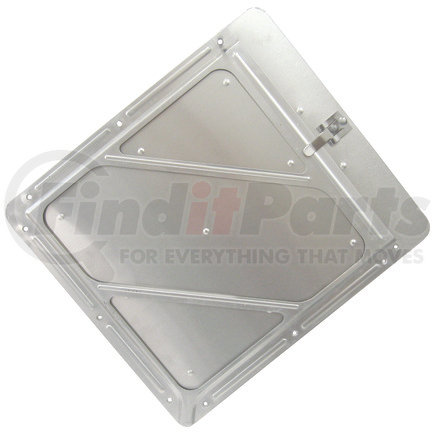 Tectran 9450 Placard Holder Slide-In - Aluminum Frame Finish, Unpainted