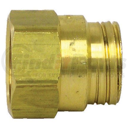 Tectran 1023-8 Air Brake Air Line Nut - Brass, 1/2 in. I.D Hose, with Spring - D.O.T