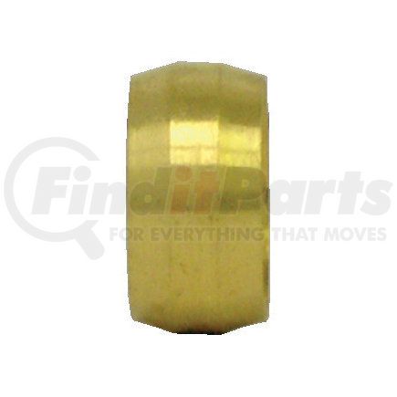 Tectran 60-10 Compression Fitting Sleeve - Brass, 5/8 inches Tube Size, Sleeve