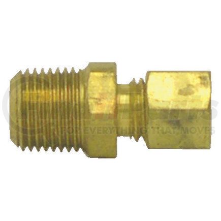 Tectran 868-25X1 Transmission Air Line Fitting - Brass, 5/32 in. Tube, 1/16 in. Thread, Male Connector