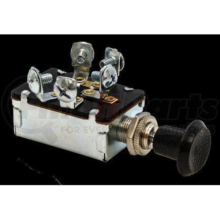 Tectran 19-1002 Push / Pull Switch - 12 VDC, 15 AMP, OFF-ON-ON, 4 Terminals, Plastic Knob
