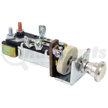 Tectran 19-1005 Push / Pull Switch - 12 VDC, 15 AMP, OFF-ON-ON, 5 Terminals, Plastic Knob