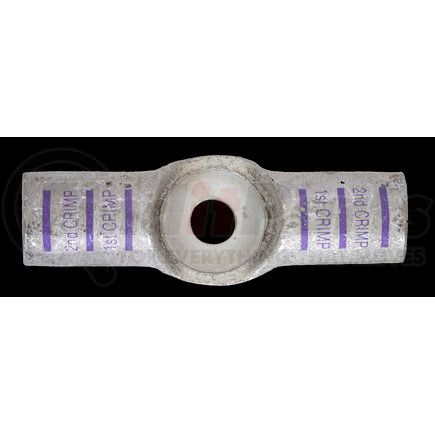 Tectran 5018-3/0 Electrical Wiring Lug - 3/0 Gauge, Purple, 3/8 in. Stud, Tinned Lugs, HD, Double Splice