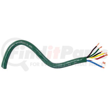 Tectran 742208A2 Gauge Cable - 250 ft., Green, 4/12-2/10-1/8 Gauge, ABS Duty, Articflex