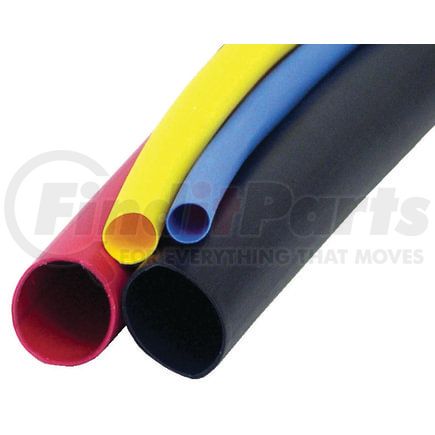 Tectran SG08-0148 Heat Shrink Tubing - 14-2 Gauge, Black, 48 inches, Dual Wall