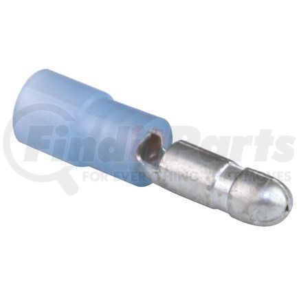 Tectran T78-0005 Male Bullet Connector - Blue, 16-14 Wire Gauge, Nylon, 0.156 in. diameter