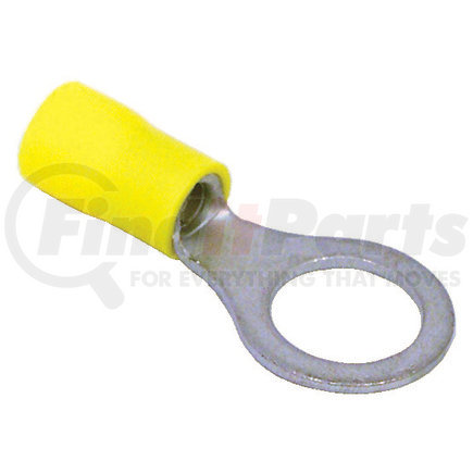 Tectran TY50 Ring Terminal - Yellow, 12-10, Wire Gauge, 1/2 inches, Stud, Vinyl