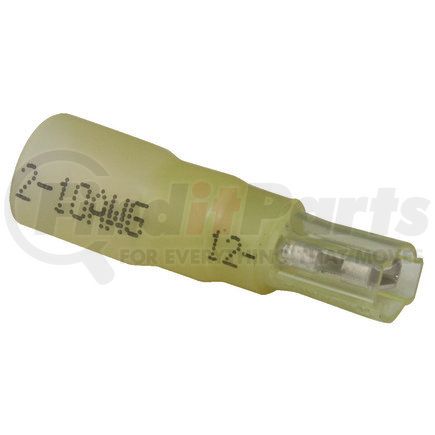 Tectran TYFI-ST Female Terminal - Yellow, 12-10 Wire Gauge, Insulated, Heat Shrink, Quick Disconnect