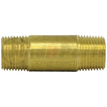 Tectran 113-D3 Air Brake Pipe Nipple - Brass, 1/2 in. Pipe Thread, 3 in. Long Nipple