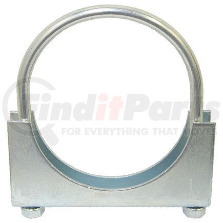 Tectran MUC2R Exhaust Muffler Clamp - 2 in. O.D, Zinc Plated, Saddle Type, with U-Bolt and Band
