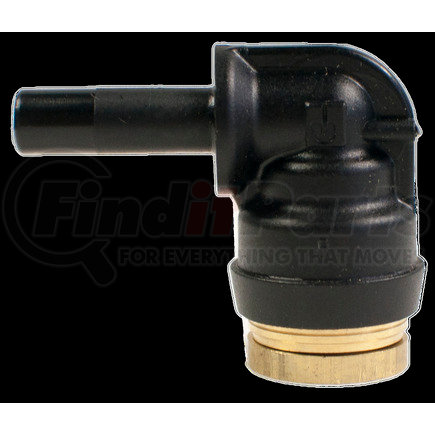 Tectran QS69-4B Push-On Hose Fitting - 1/4 in. Tube A, 1/4 in. Tube A, 90 degree Elbow