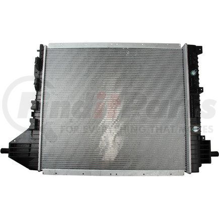 CSF 3796 Radiator - Plastic Tanks, Aluminum Core, Cross Flow, 1 Row, Quick-Connect Inlet/Outlet