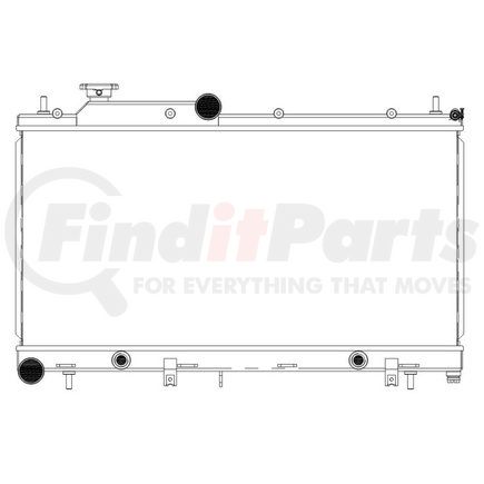 CSF 7042O 08-14 SUBARU IMPREZA W/ BUILT-IN OI
