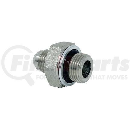 Parker Hannifin 9002-08-08 Pipe Fitting - Straight, 1/2" Male JIC to 1/2" Male BSPP