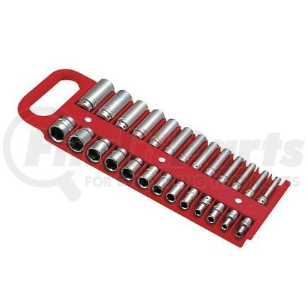 Lisle 40120 1/4” Magnetic Socket Holder - Red