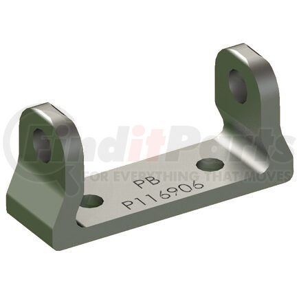 Powerbrace P1169061A Cab Hinge Butt - Bolt-On, Aluminum, Use with 2-3/4" Hinge