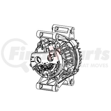 Navistar 4022171C92 Remanalt,Alternator,12V , 240A