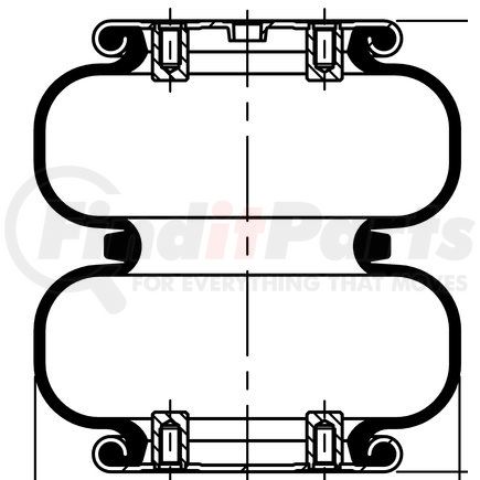 ContiTech 64601 Air Suspension Spring