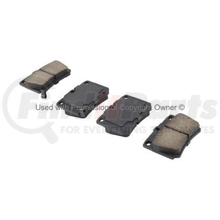 MPA Electrical 1000-0733C Quality-Built Disc Brake Pad Set - Ceramic